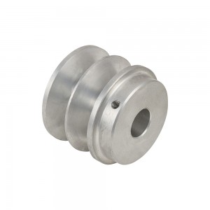Polea motor aluminio  Universal 70mm 22mm int.