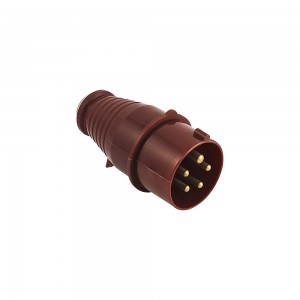Enchufe macho 5 polos 380V