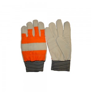 Guantes especiales motosierra naranjas